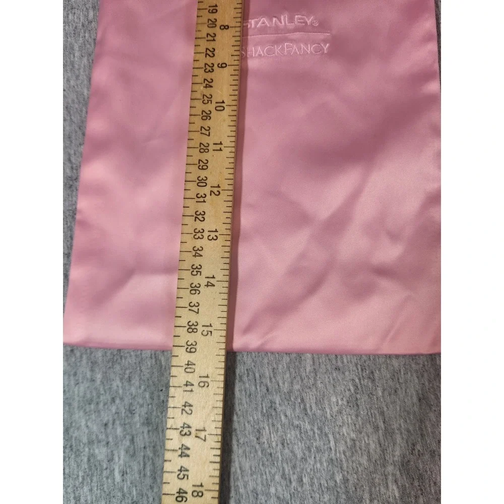 Stanley LoveShackFancy Dust Bag Unisex OS Pink Satin Drawstring Pouch - Picture 5 of 5